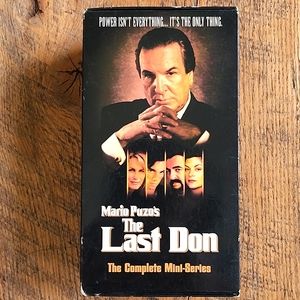 The Last Don mini series VHS